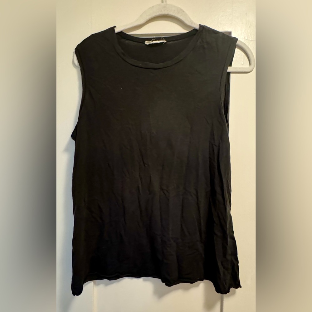 Nili Lotan Black Sleeveless Tank Top